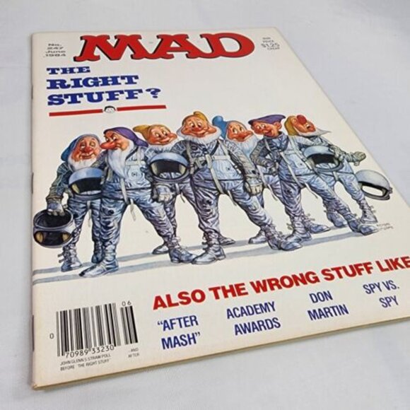 Mad Magazine Issue‎ # 247 June 1984 The Right Stuff Dwarfs In Space Richard Art - Picture 2 of 6
